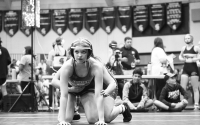 Ashlynn Bollenbaugh during an Ogden girls wrestling match